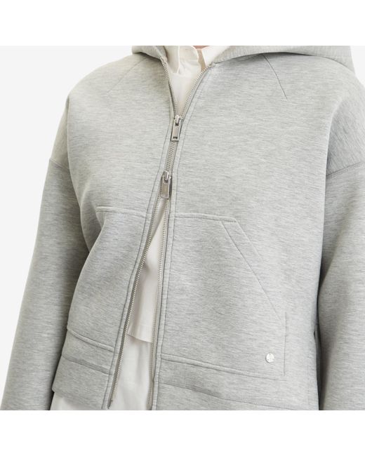 Stel Gray Split Hem Hoodie