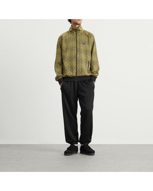 Needles Black Zipped Sweat Pants for men