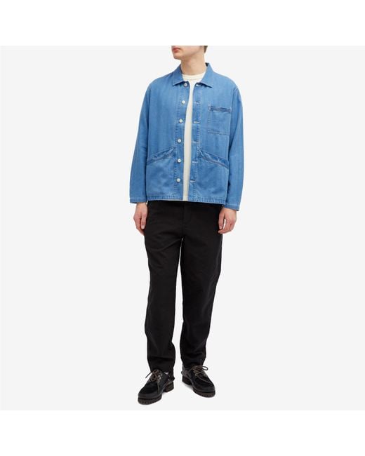 Folk Blue Meyer Shirt Jacket for men