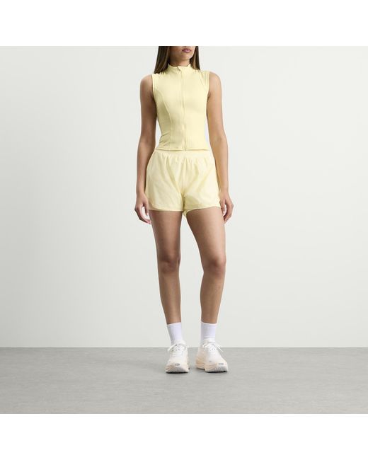 Tala Yellow Skinluxe Sleeveless Zipped Jacket