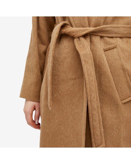 A.P.C. Brown A.P.C Floriane Belted Coat