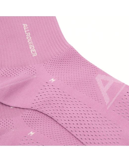 RoToTo Pink Allrounder Tech-Mesh Crew Sock