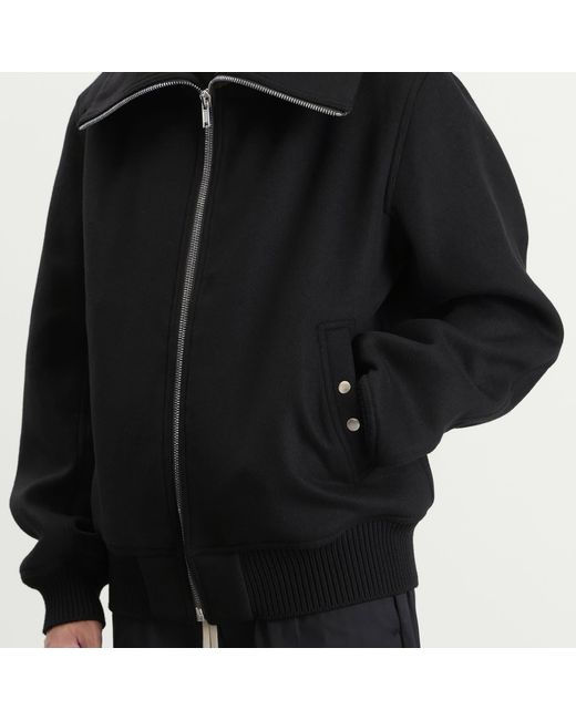 Rick Owens Black Dracuflight Jacket for men