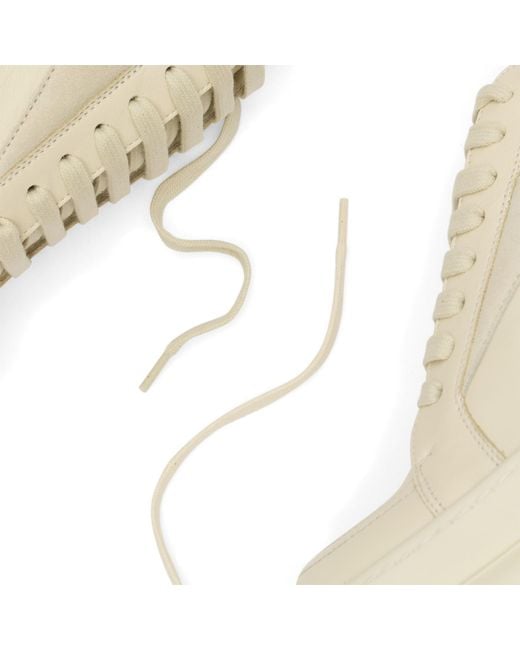 Rick Owens Natural Leather Vintage Sneaks for men