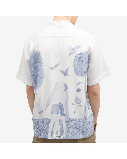 Carne Bollente Blue Adam And Rave Vacation Shirt for men