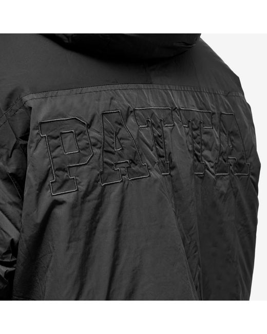 PATTA Black Primaloft Puffer Jacket for men