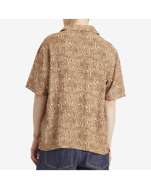 ACMH by Magic Castles Natural Marcus James Wave Vacation Shirt for men