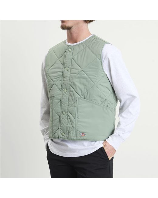 Dickies Green Samburg Liner Vest for men