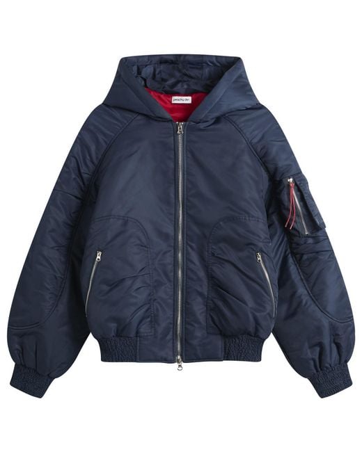 Peachy Den Blue The Penny Flight Jacket