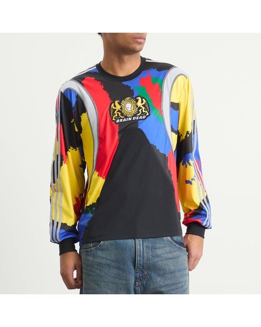 Adidas Multicolor X Brain Dead Long Sleeve Jersey for men