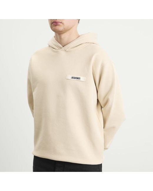 Jacquemus Natural Gros Grain Hoodie for men