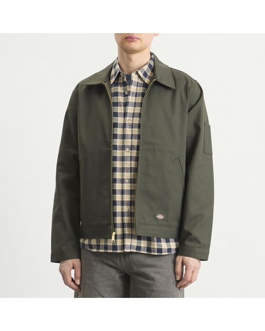 Dickies Green Unlined Eisenhower Jacket for men