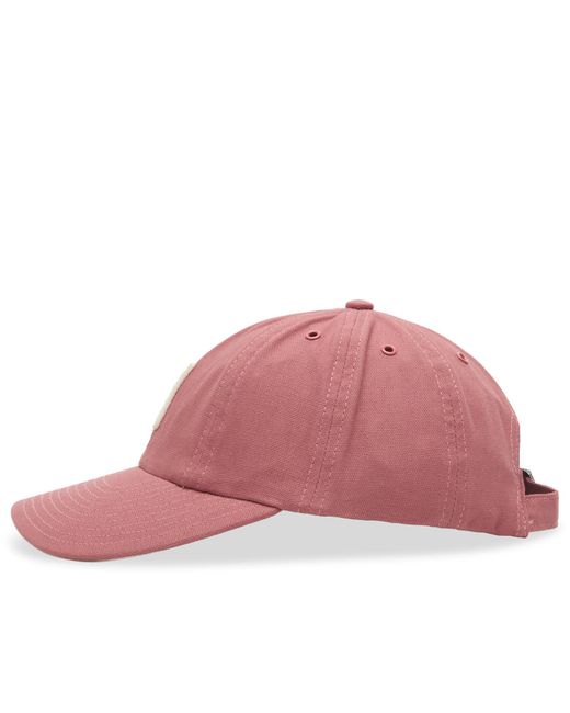 Norse Projects Pink Light Canvas Felt N 8 Panel Cap for men