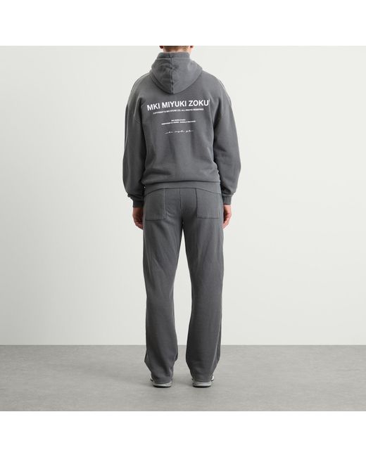 MKI Miyuki-Zoku Gray Design Studio Hoody for men