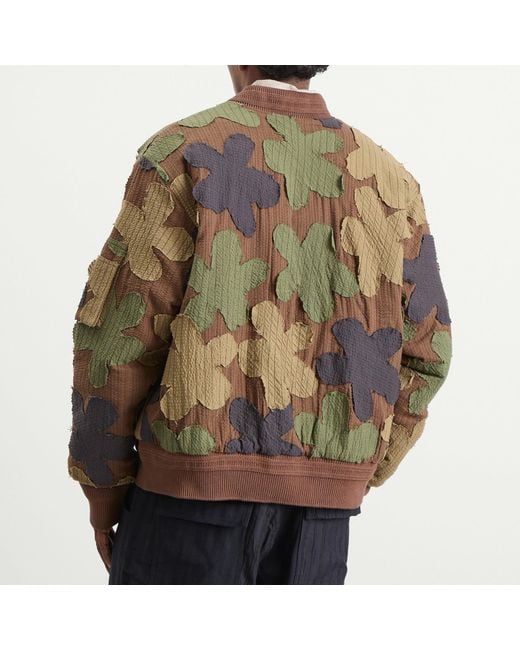 Kardo Green Max Camo Bomber Jacket for men