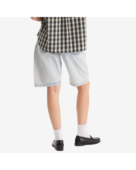 YMC Blue Twisted Shorts