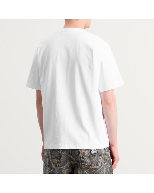 Butter Goods White Alloy Logo T-Shirt for men