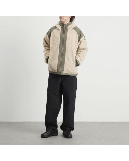Canada Goose Natural Alberni Reversible Fleece Bomber Jacket for men