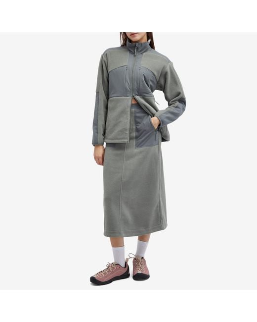 Snow Peak Double Face Fleece Skirt in Grey | Lyst Canada