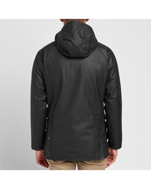 barbour sl bedale hooded wax