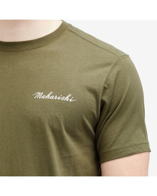 Maharishi Green Kamon T-Shirt for men