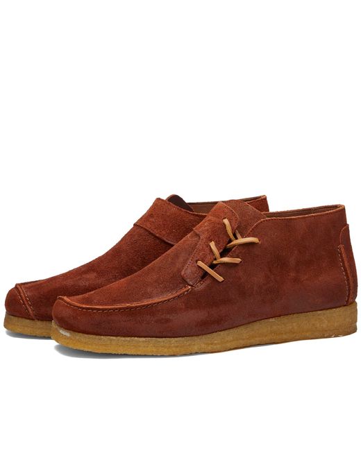 Clarks Brown Lugger Boot for men