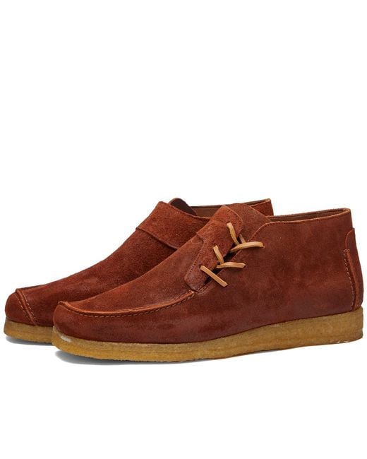Clarks Brown Lugger Boot for men