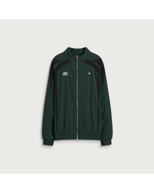 Umbro Green Relaxed Track Jacket for men