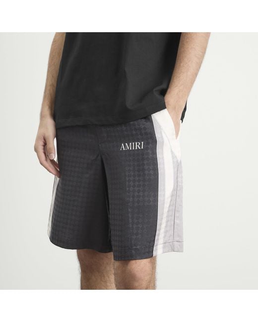Amiri Gray Ma Quad Panel Shorts for men