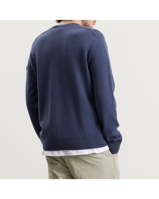 Canada Goose Blue Matawin Crew Knit for men