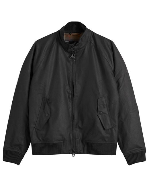Barbour X Baracuta Porton Wax Jacket in Black for Men | Lyst