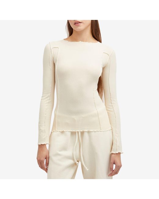 Baserange White Omato Long Sleeve Top