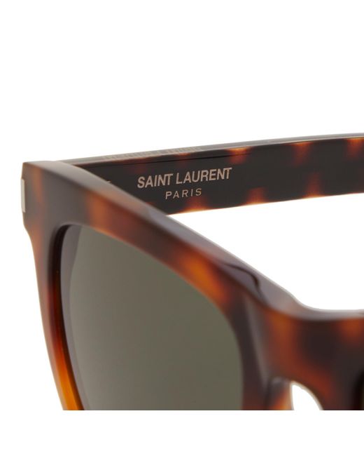 Saint Laurent Brown Saint Laurent Naked Wire Sunglasses