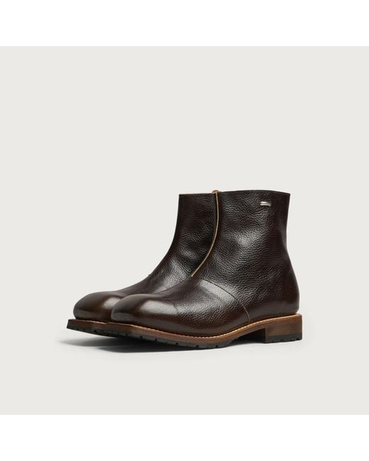Our Legacy Black Leather Engine Boot for men