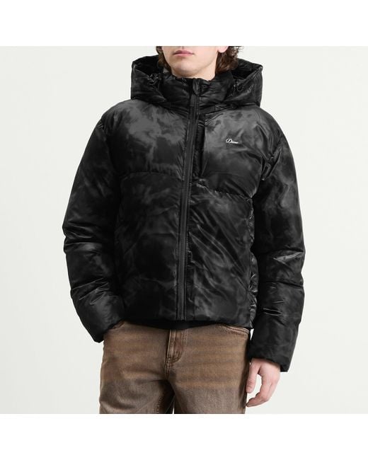 Dime Black Wavy Puffer for men