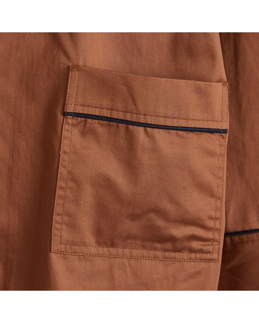 Hay Brown Outline Long Pyjama Shirt