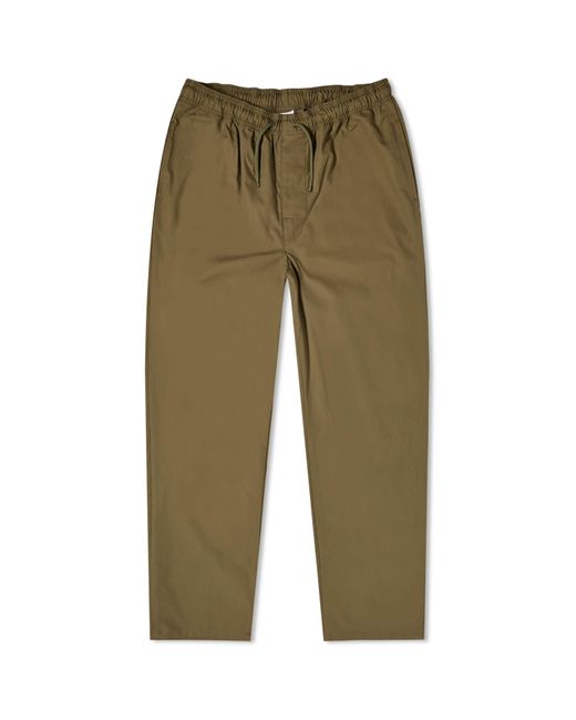 (w)taps Green 03 Drawstring Trousers for men