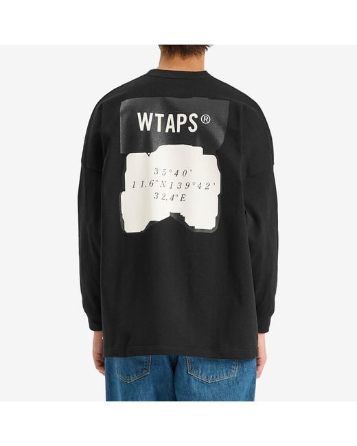 WTAPS Scab Long Sleeve T-Shirt in Black for Men | Lyst