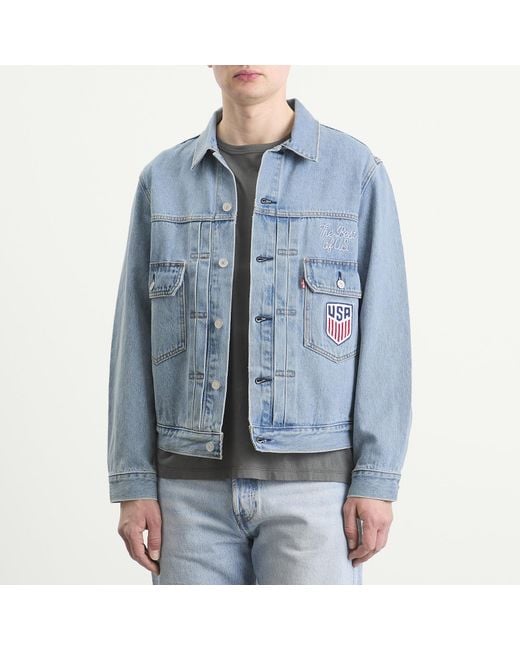 Levi's Blue Usa Type Ii Jacket for men