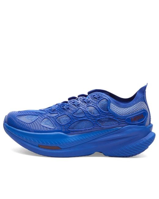 Hoka One One Blue U Mach X Caged Sneaker