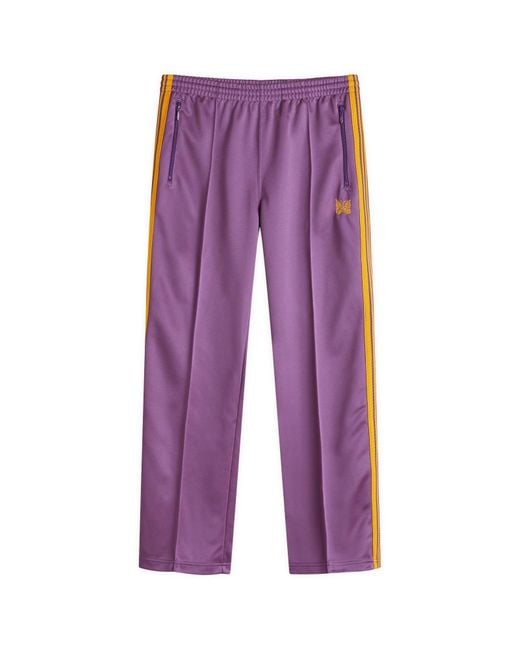 Needles Purple Poly Smooth Track Pant for men