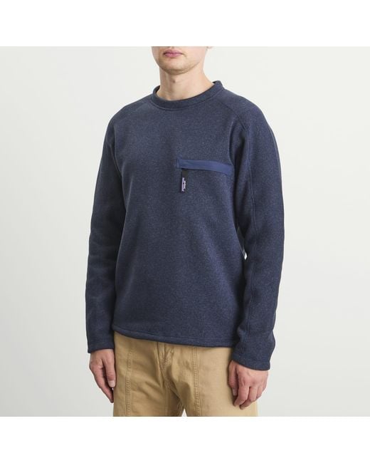 Patagonia Blue Better Sweater Crewneck Sweatshirt for men