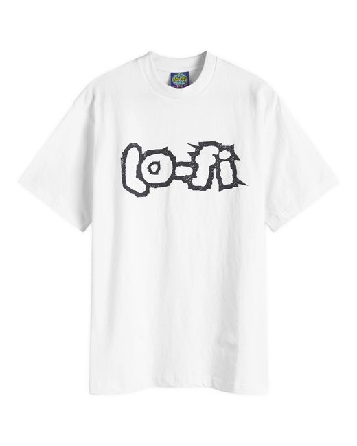 LO-FI White Crash T-Shirt for men