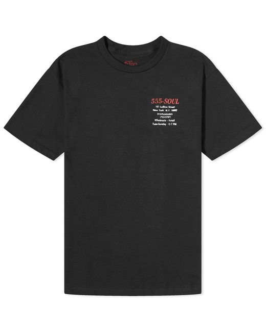Pleasures Black X 555 Biz Card T-Shirt for men