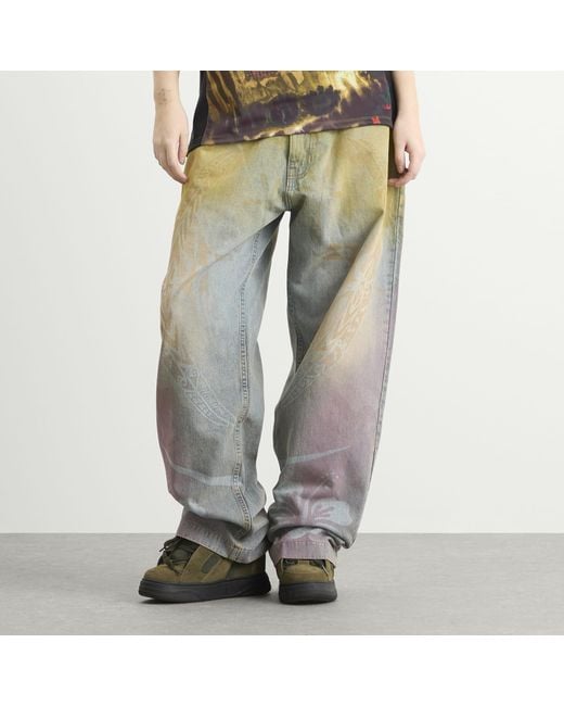 PAOLINA RUSSO Gray Denim Baggy Trousers