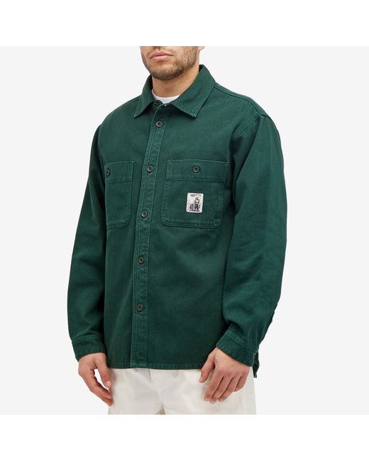 Palmes Green Roland Overshirt for men
