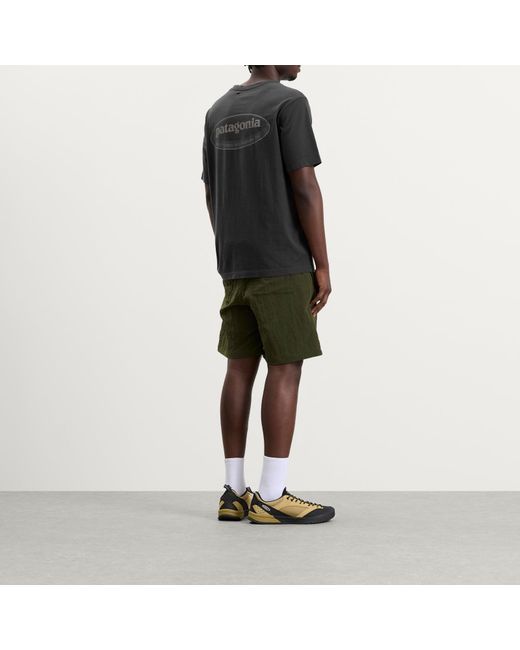 Patagonia Black 95 Oval Logo T-Shirt for men