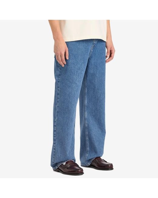 About Blank Blue Straight Leg Denim Jeans for men