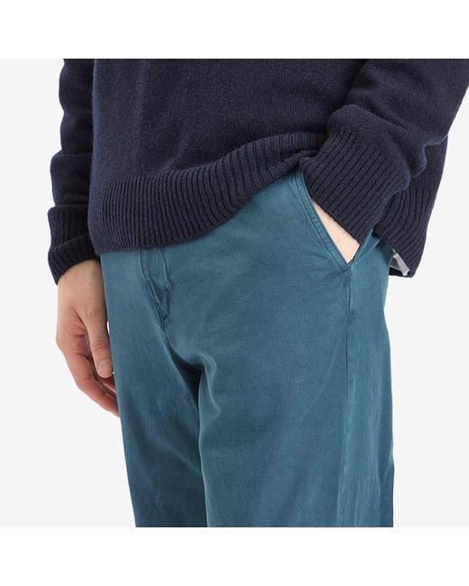 AURALEE Product Dyed Finx Gabardine Pants in Blue for Men | Lyst UK