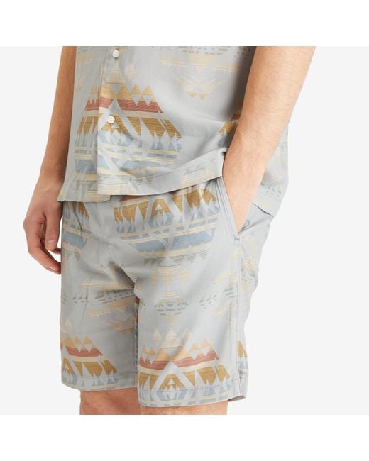 Pendleton Blue Resort Shorts for men